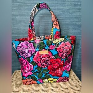 CONSUELA Women’s Multicolor Floral ROSIE Basic Bag Tote CONSUELA CLOTH 9x9x4”